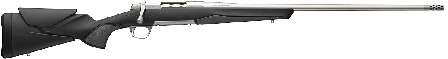 Browning 036008211 X-Bolt 2 Hunter Full Size 243 Win 4+1 22″ Stainless Steel Threaded Barrel, Drilled & Tapped Stainless Steel Receiver, Adj Vari-Tech Black Composite Stock w/Adjustable Comb & LOP