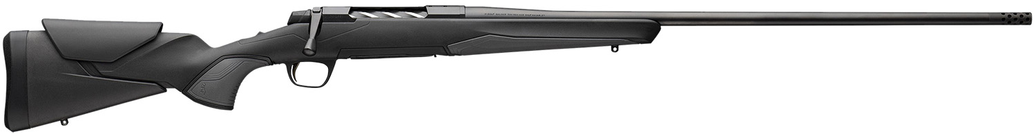Browning 036031294 X-Bolt 2 Micro Full Size 6.5 PRC 3+1 22″ Matte Blued Threaded Sporter Barrel, Matte Blued Drilled & Tapped Steel Receiver, Adjustable Vari-Tech Black Synthetic Stock