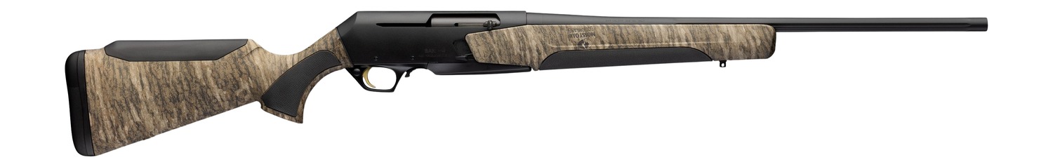 Browning 039029224 BAR MK4 Hunter Full Size 270 Win 4+1 22″ Matte Blued Steel Barrel & Aluminum Alloy Drilled & Tapped Receiver, Mossy Oak Bottomland Adj Shim Synthetic Stock