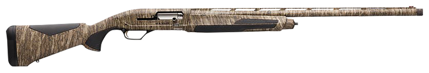 Browning 011702205 Maxus II 12 Gauge 3.5″ 4+1 (2.75″) 26″ Barrel, Full Coverage Mossy Oak Bottomland, Synthetic Stock w/SoftFlex Cheek Pad & Overmolded Grip Panels