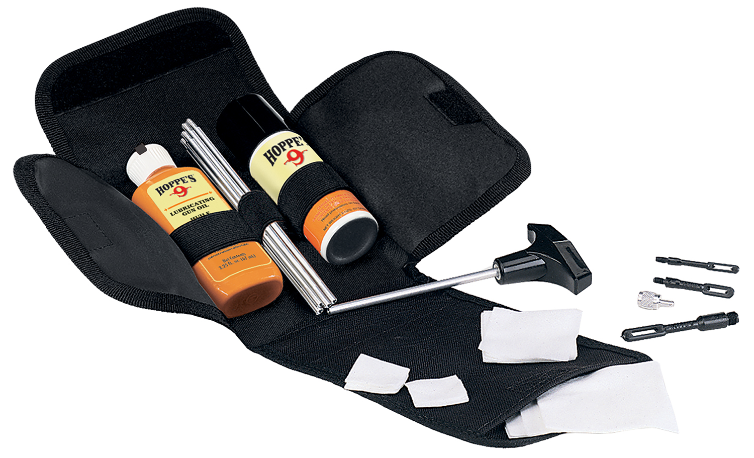 Hoppe’s FC2 Universal Field Cleaning Kit Multi-Caliber/Black Compact Soft-Sided Case