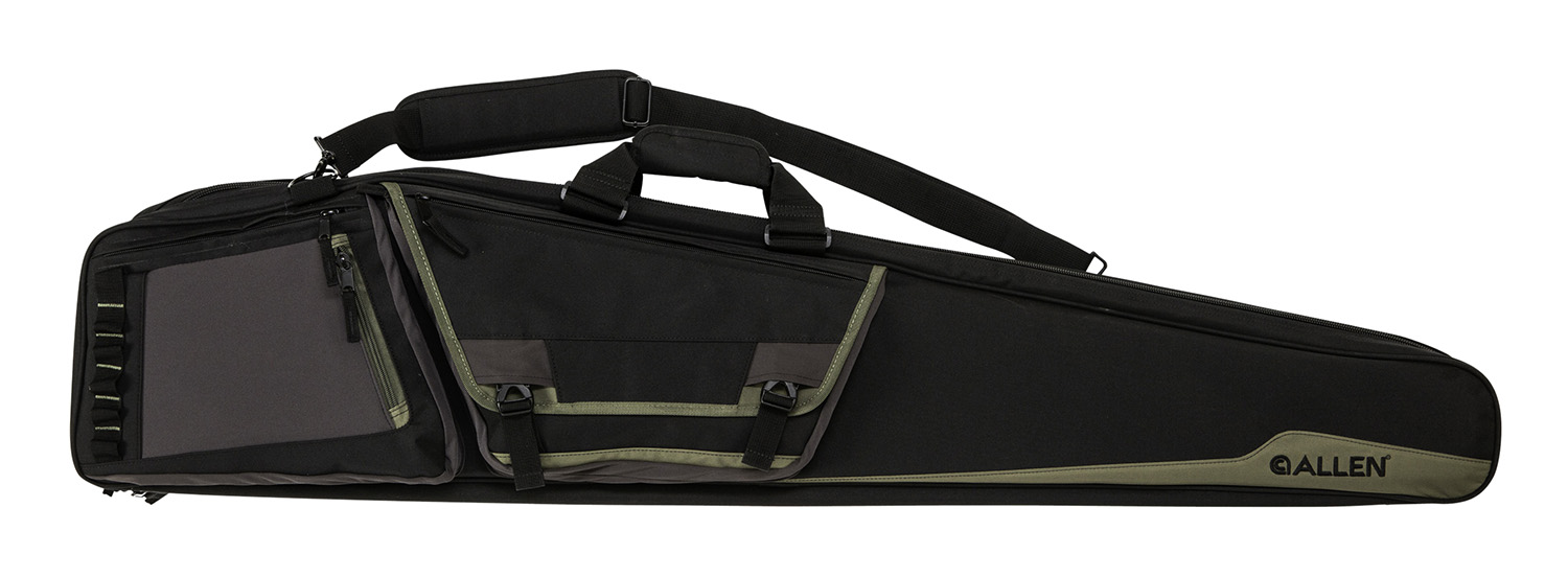 Allen 90650 Rocky Double Rifle Case 50″ Black Endura w/Tan Trim, Daisy Chain Loops, Lockable Zippers, Adjustable/Removeable Padded Shoulder Strap Holds 2 Rifles
