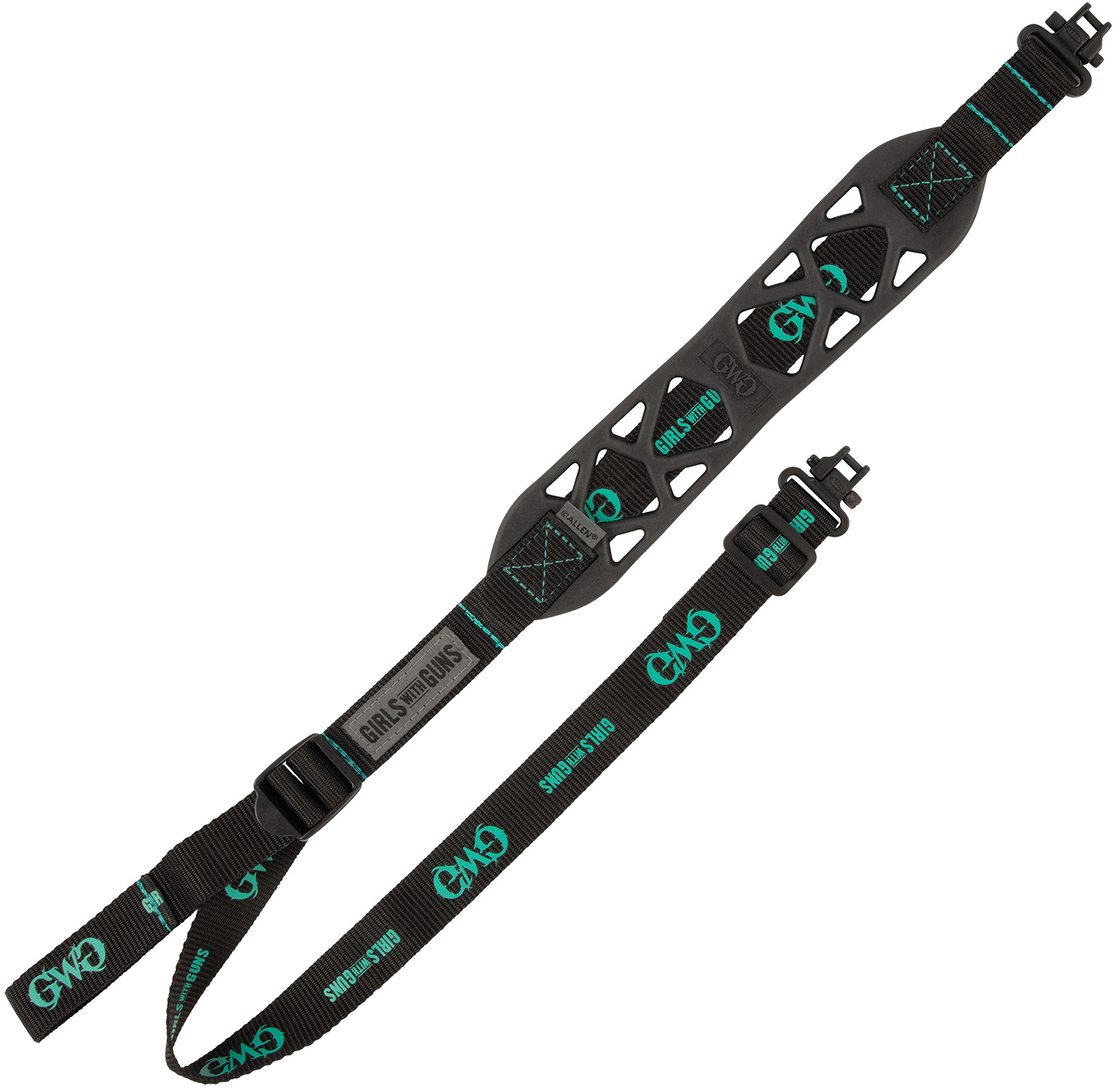 Girls With Guns 8274 Black Label Black Rubber 22.50″-39″ OAL Adjustable