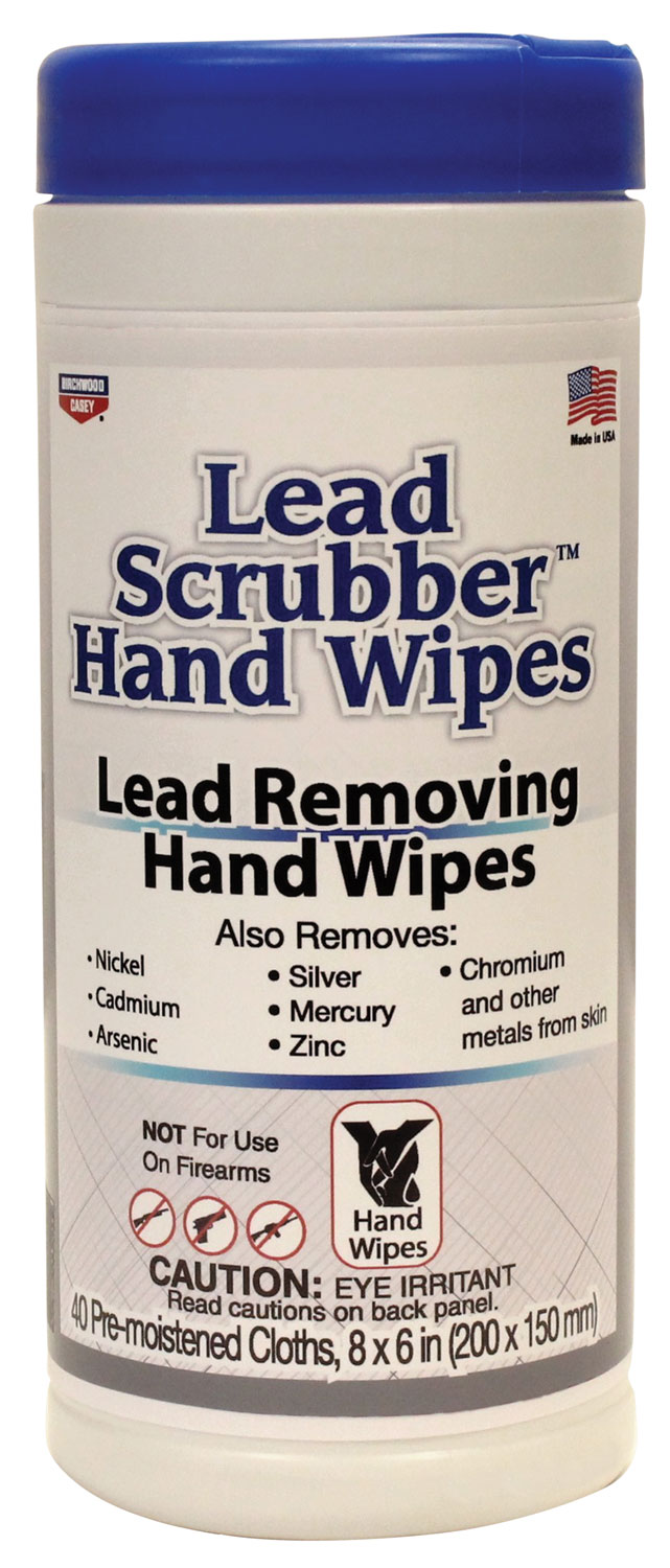 Birchwood Casey 32440 Lead Scrubber 8″ x 6″ Wipes 40 Per Pkg