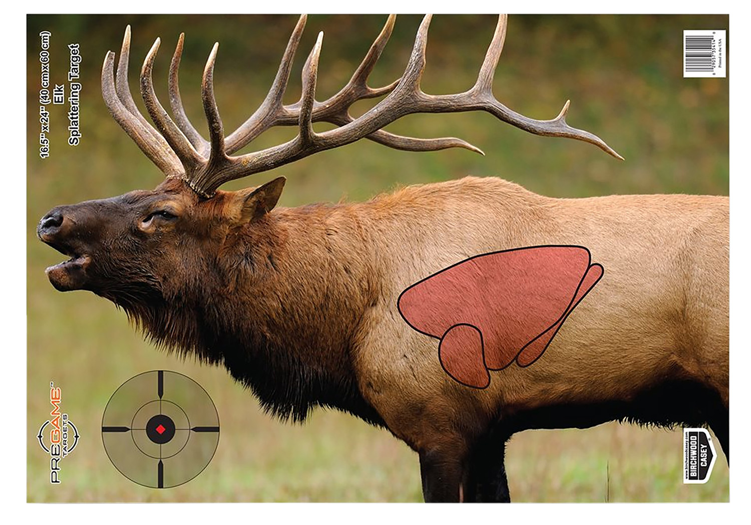 Birchwood Casey 35404 Pregame Elk Paper Target 16.50″ x 24″ 3 Per Pkg