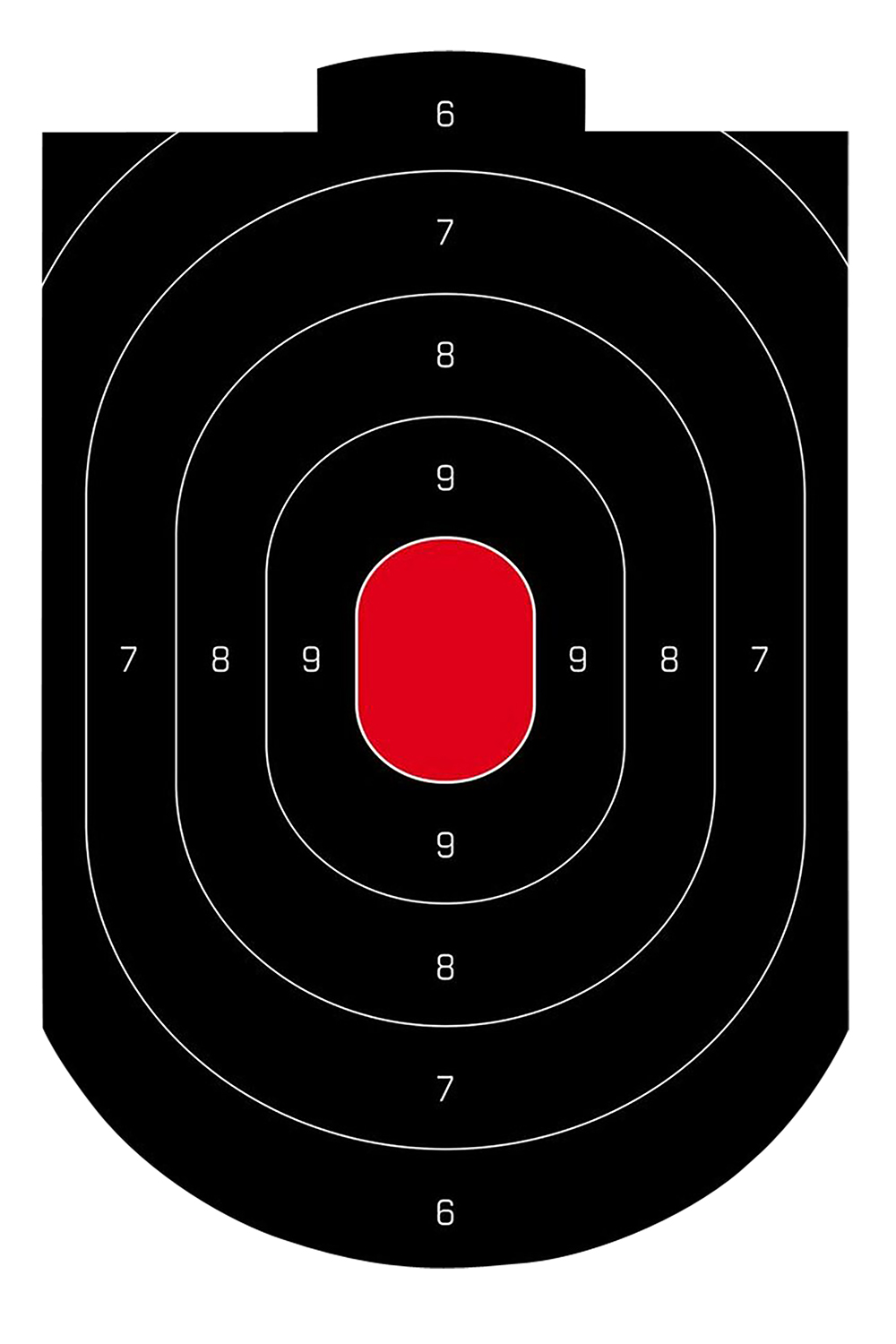 Birchwood Casey 35609 Dirty Bird Oval Paper Target 12″ x 18″ 50 Per Pkg