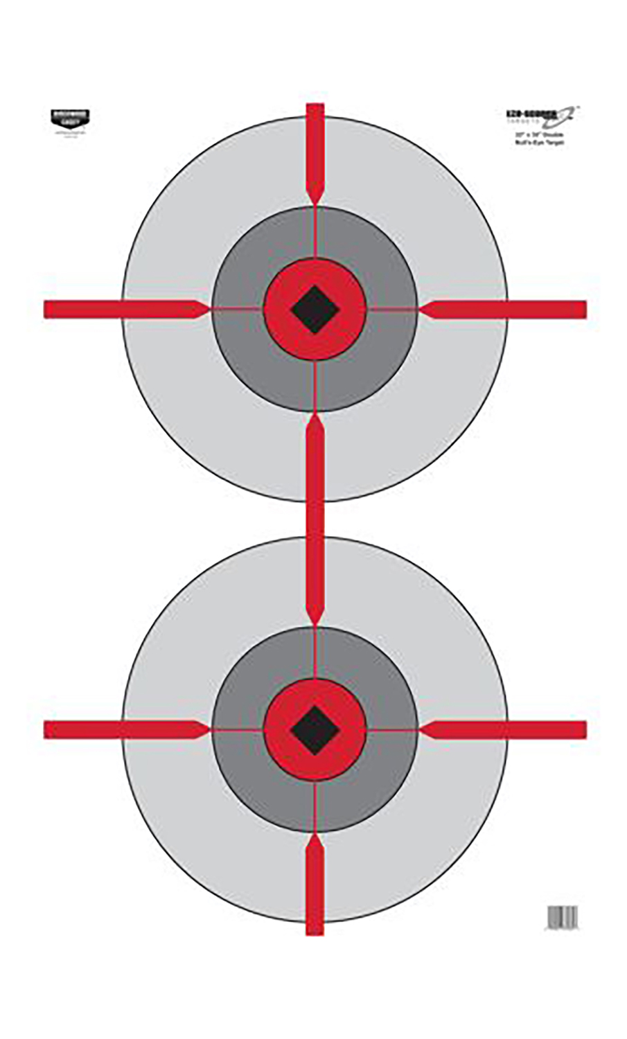 Birchwood Casey 37031 EZE-Scorer Bullseye Paper Target 23″ x 35″ 100 Per Pkg