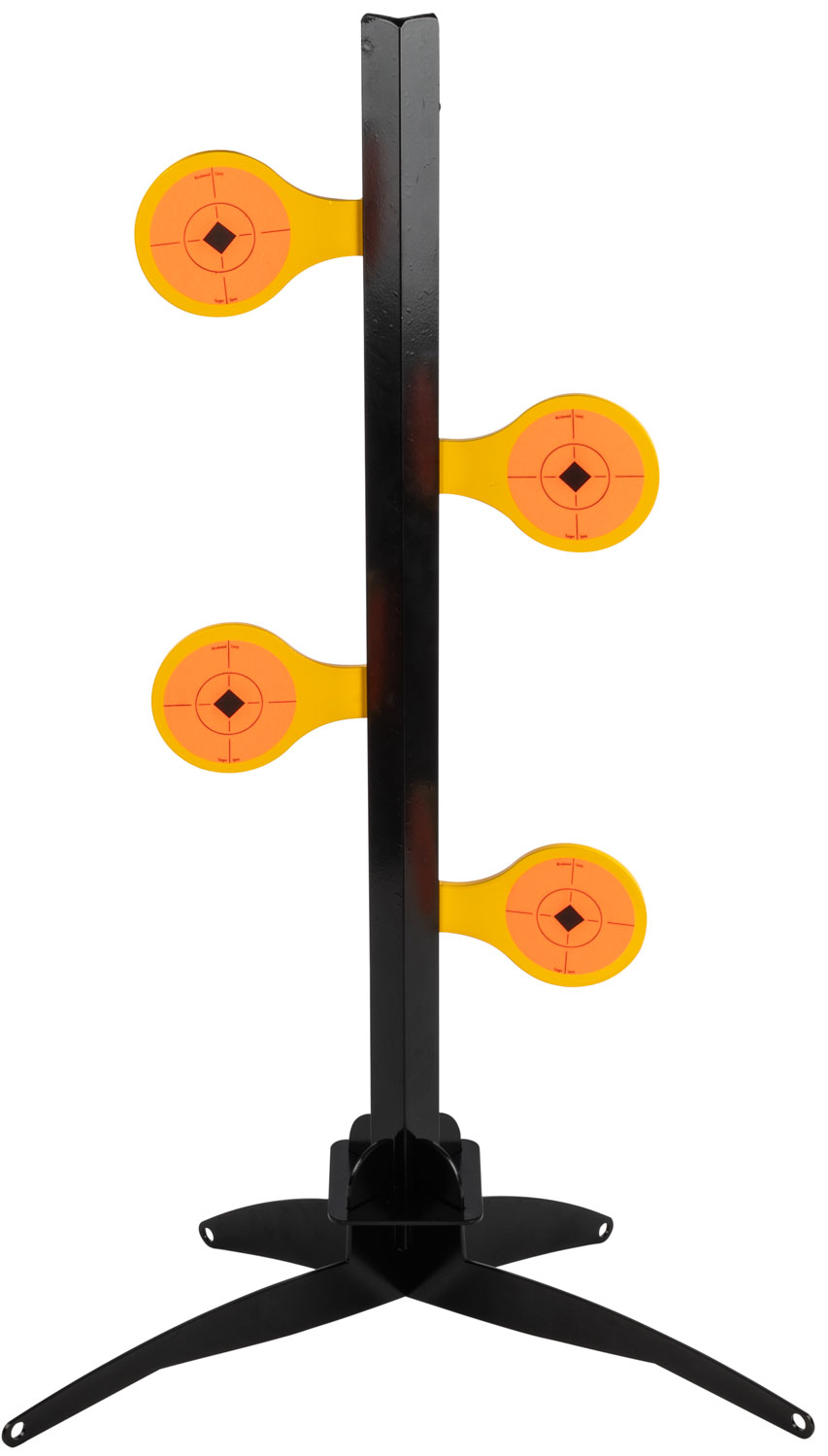 Birchwood Casey 47421 World of Targets Dueling Tree 3.50″ Rimfire Pistol/Rifle Orange/Yellow Steel Circle w/Crosshair & Diamond