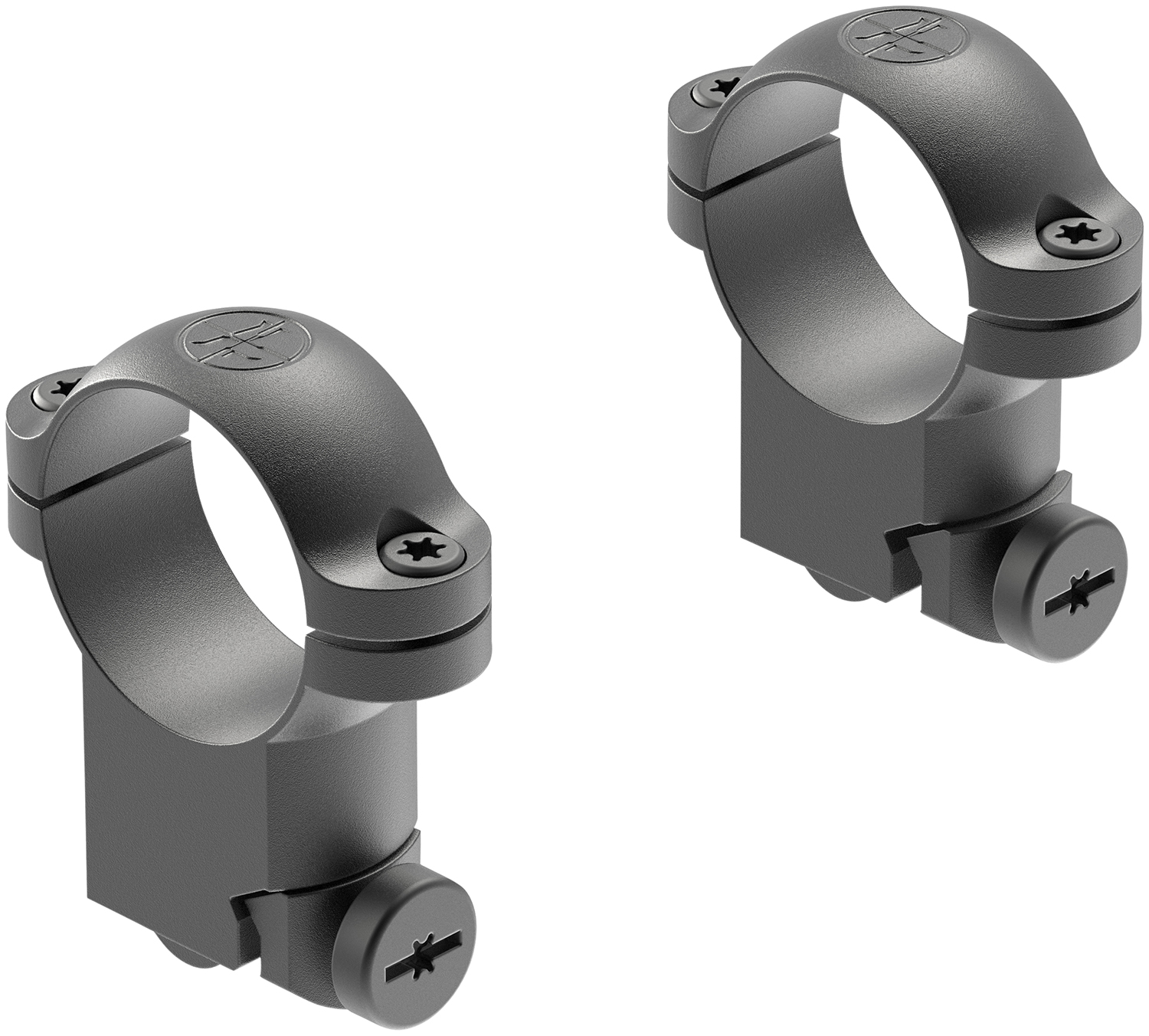Leupold 49952 Ringmounts Matte Black Ruger M77 1″ High