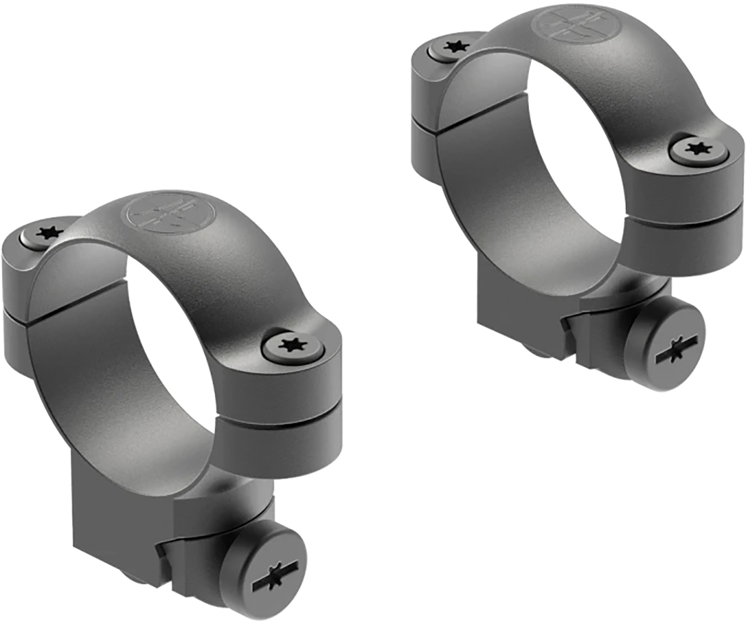 Leupold 51041 Ringmounts Scope Ring Set Matte Black Steel, 30mm Tube Medium Dovetail Fits Ruger M77