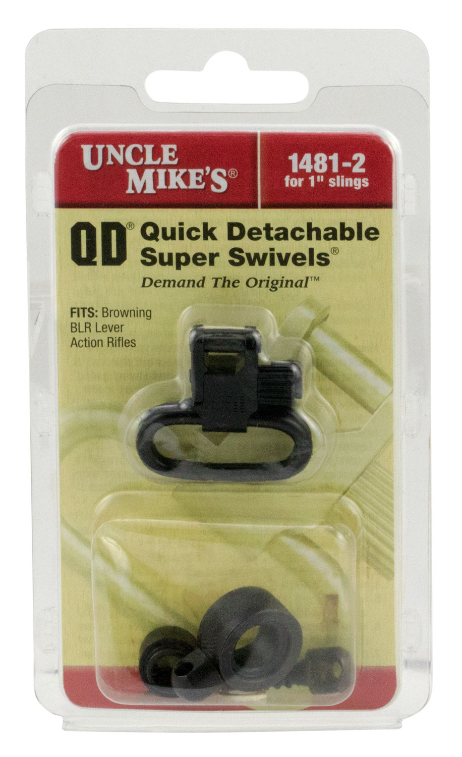 Uncle Mike’s 14812 Super Swivel Quick Detach 115 BLR Blued 1″ Loop for Browning BLR (Does Not Fit BLR Lightening)