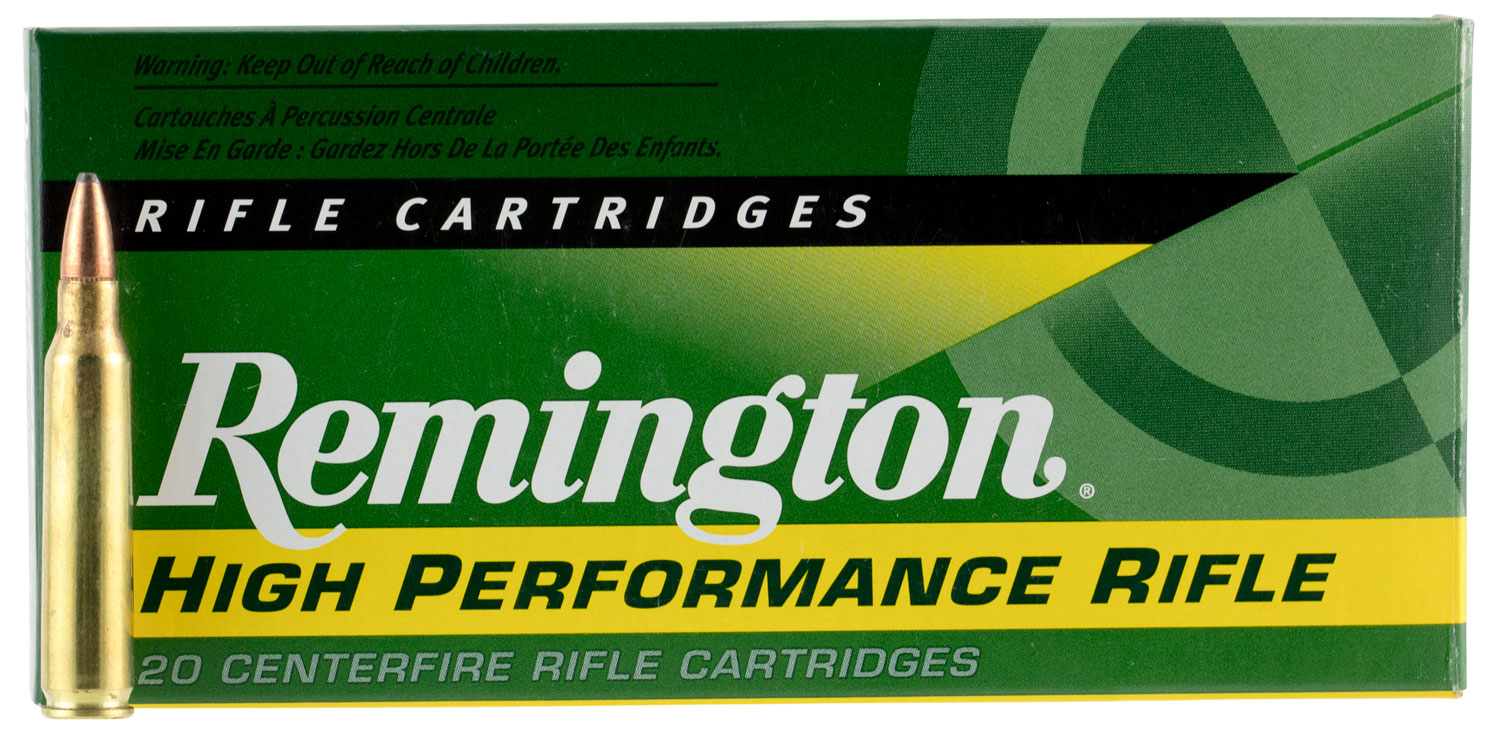 Remington Ammunition 28399 High Performance Rifle 223Rem 55gr Pointed Soft Point 20 Per Box/10 Case