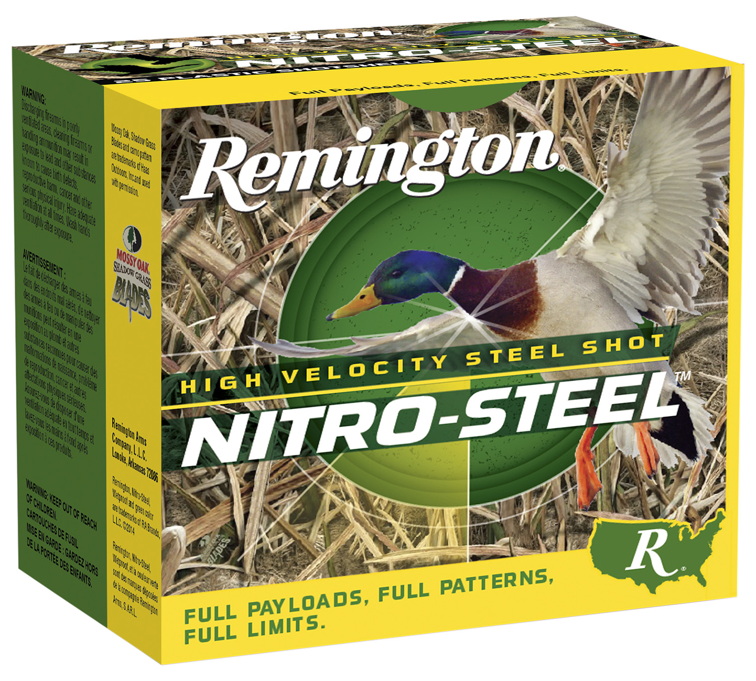 Remington Ammunition 20794 Nitro-Steel High Velocity 12Gauge 3″ 1 1/4oz BBShot 25 Per Box/10 Case
