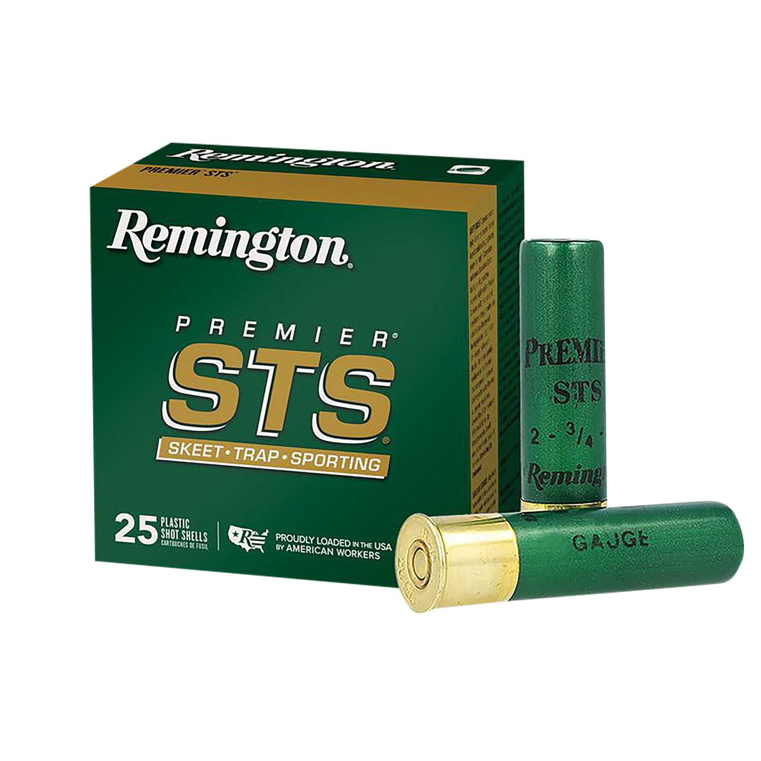 Remington Ammunition 20155 Premier STS  12 Gauge 2.75″ 1 oz 8 Shot 25 Per Box/ 10 Cs
