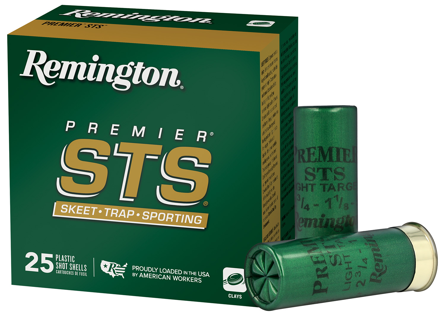 Remington Ammunition 20110 Premier STS 12 Gauge 2.75″ 1 1/8 oz 7.5 Shot 25 Per Box/ 10 Cs