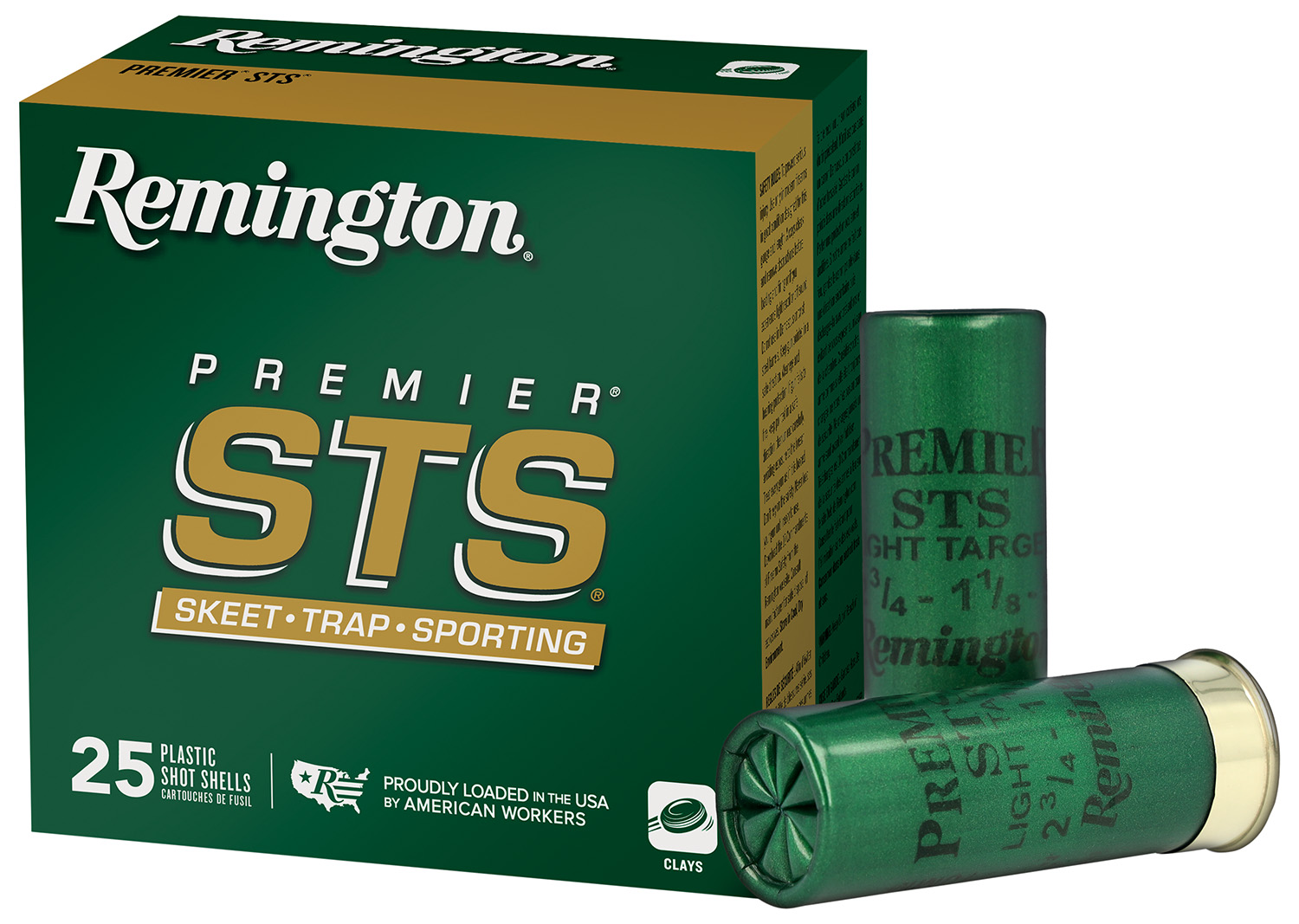 Remington Ammunition 20114 Premier STS 12 Gauge 2.75″ 1 1/8 oz 8.5 Shot 25 Per Box/ 10 Cs