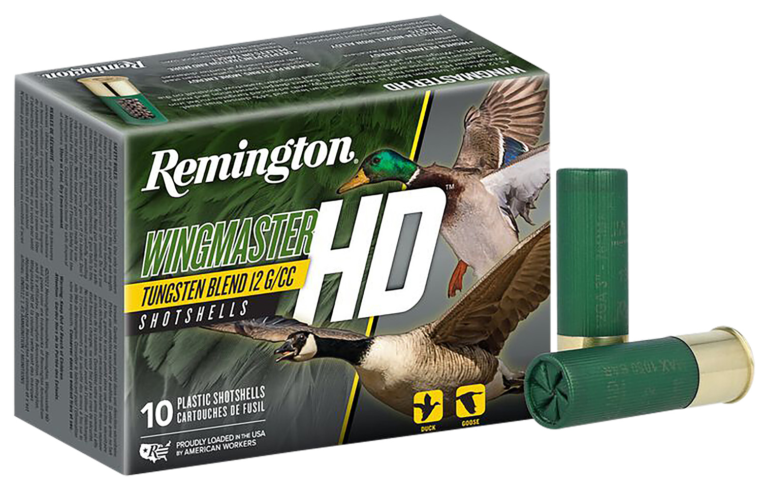Remington Ammunition 20657 Wingmaster HD 12Gauge 3.50″ 1 3/4oz 2Shot 10 Per Box/10 Case