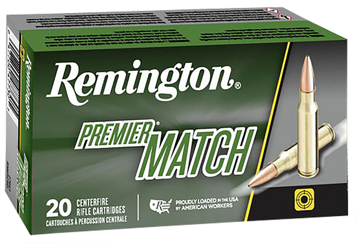 Remington Ammunition 27676 Premier Match 6.8mmRemSPC 115gr Sierra MatchKing BTHP 20 Per Box/10 Case