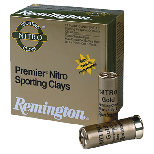 Remington Ammunition 28850 Premier Nitro Sporting Clay 12 Gauge 2.75″ 1 oz 7.5 Shot 25 Per Box/ 10 Cs