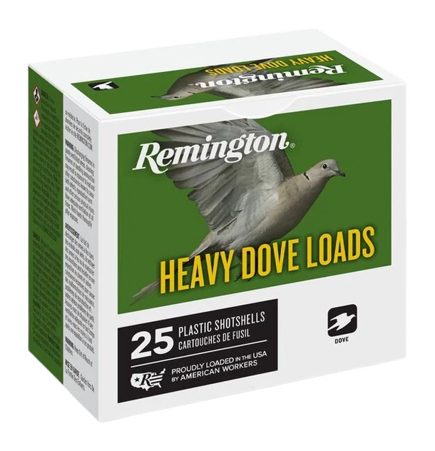 Remington Ammunition 28757 Heavy Dove Loads 12Gauge 2.75″ 1 1/8oz 8Shot 25 Per Box/10 Case