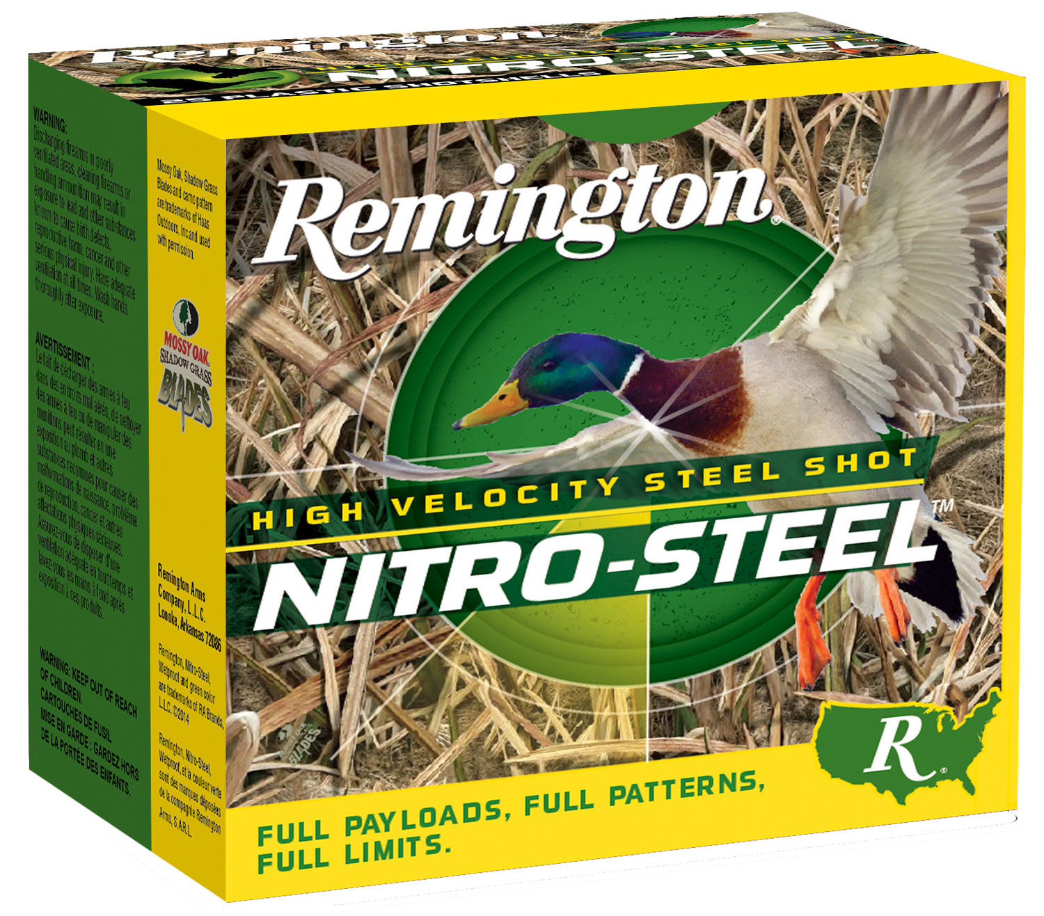 Remington Ammunition 20839 Nitro-Steel High Velocity 12Gauge 3.50″ 1 1/2oz 2Shot 25 Per Box/10 Case