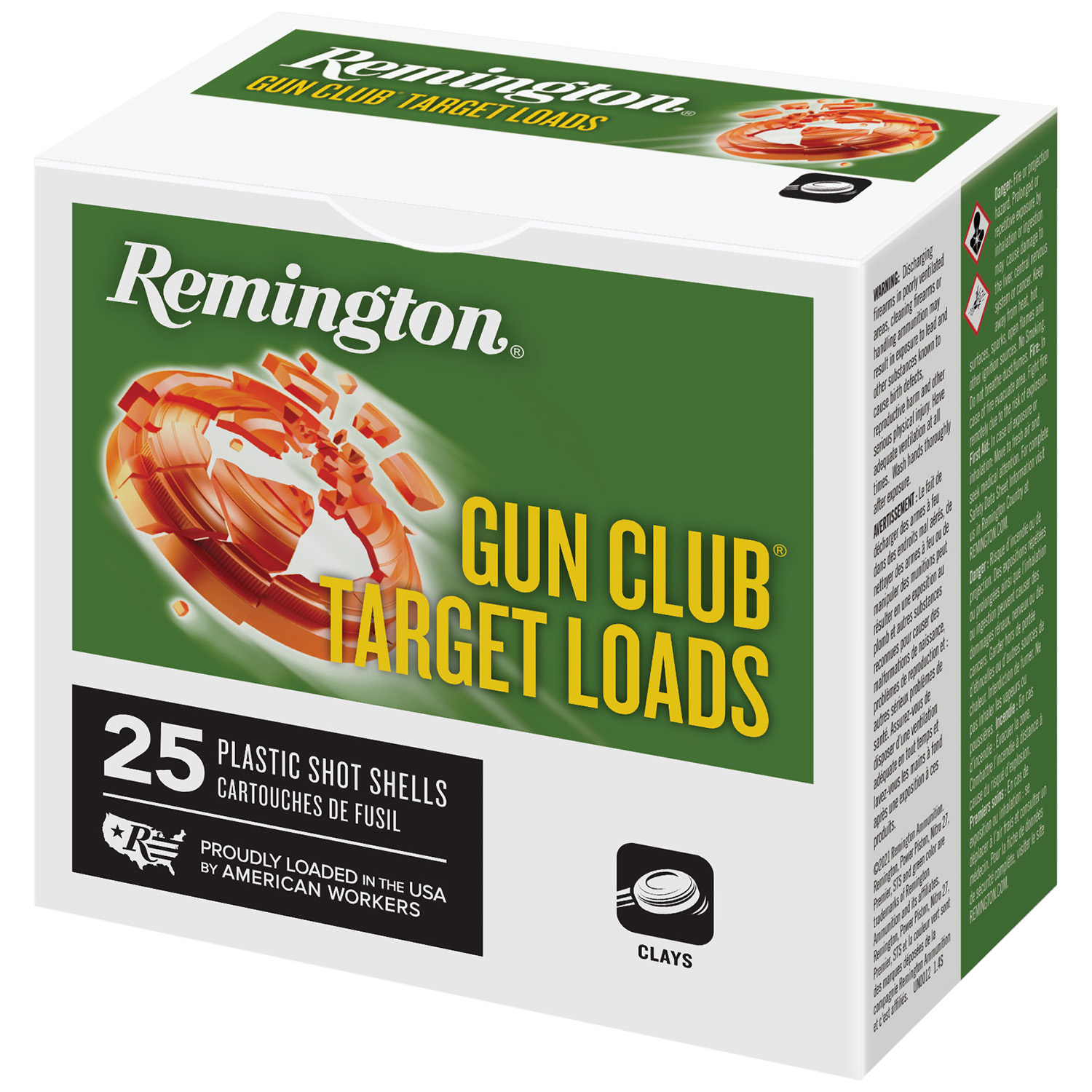 Remington Ammunition R20035 Gun Club 12Gauge 2.75″ 1oz 7.5Shot 25 Per Box/10 Case
