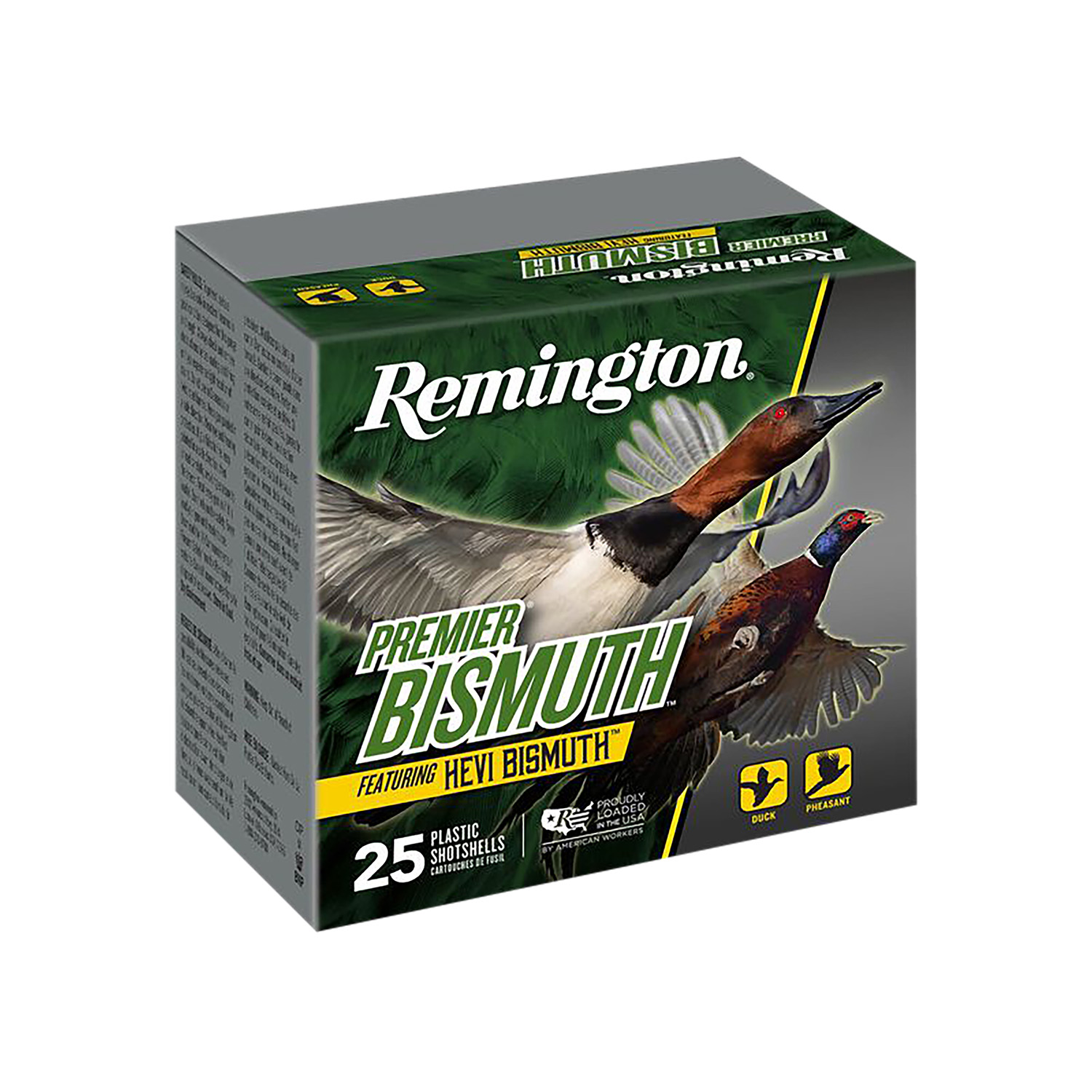 Remington Ammunition R20503 Premier Bismuth 12Gauge 2.75″ 1 1/4oz 2Shot 25 Per Box/10 Case