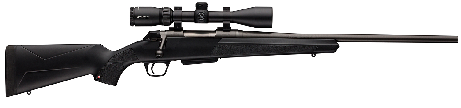 Winchester Guns 535737255 XPR Compact Scope Combo 300 WSM 3+1 22″ Black Perma-Cote Matte Black Synthetic Stock Right Hand (Full Size) Vortex Crossfire II 3-9x40mm No Sights