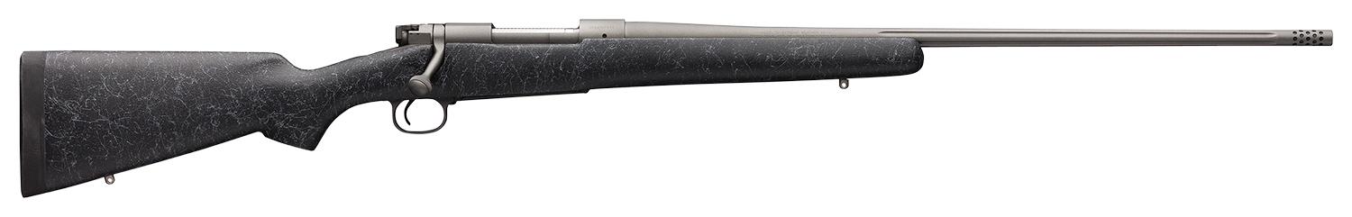 Winchester Guns 535238289 Model 70 Extreme 6.5 Creedmoor 4+1 Cap 22″ Tungsten Gray Cerakote Rec/Barrel Textured Charcoal Gray Fixed Bell & Carlson Stock Right Hand with MOA Trigger System (Full Size)