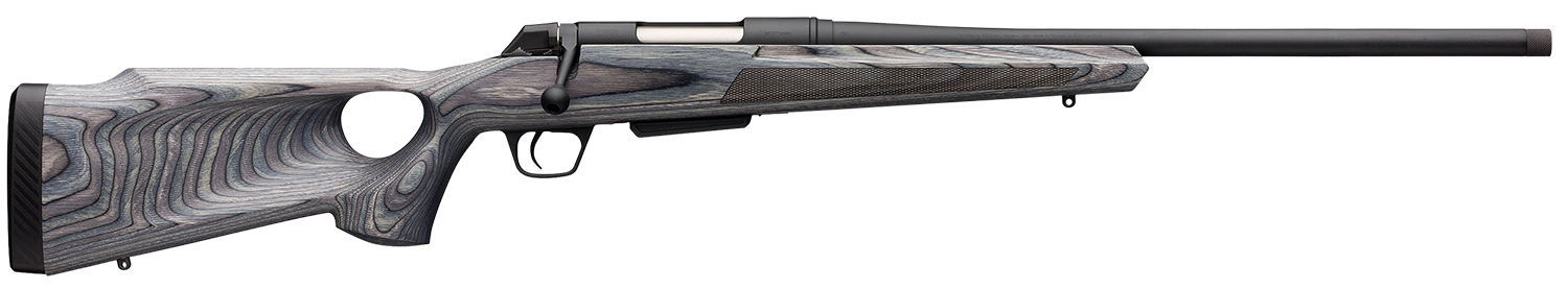 Winchester Guns 535727208 XPR Thumbhole Varmint SR 223 Rem 5+1 Cap 24″ TB Blued Perma-Cote Rec Matte Black Laminate Fixed Thumbhole Stock Right Hand with MOA Trigger System (Full Size) No Sights