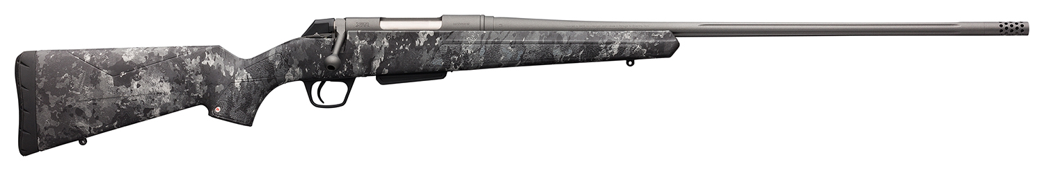 Winchester Guns 535776255 XPR Extreme Hunter 300 WSM 3+1 Cap 24″ MB Tungsten Gray Cerakote Rec TrueTimber Midnight Stock Right Hand with MOA Trigger System (Full Size) No Sights
