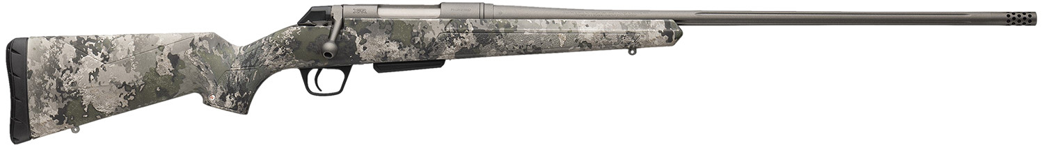 Winchester Repeating Arms 535800208 XPR Extreme 223 Rem 5+1 22″ Tungsten Cerakote Fluted Threaded Barrel & Drilled & Tapped Steel Receiver, Fixed TrueTimber VSX Synthetic Stock
