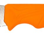 AccuSharp 729C Gut Hook  3.50″ Fixed Gut Hook Plain Stainless Steel Blade/Blaze Orange Rubber Handle Includes Belt Carry Pouch
