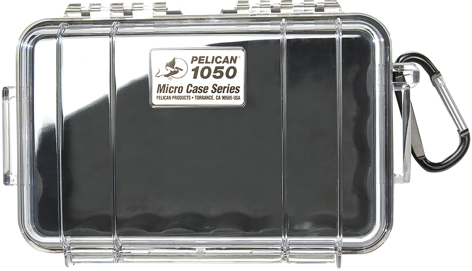 Pelican 1050025100 Micro Case Black/Clear Polycarbonate 7.99″ Long