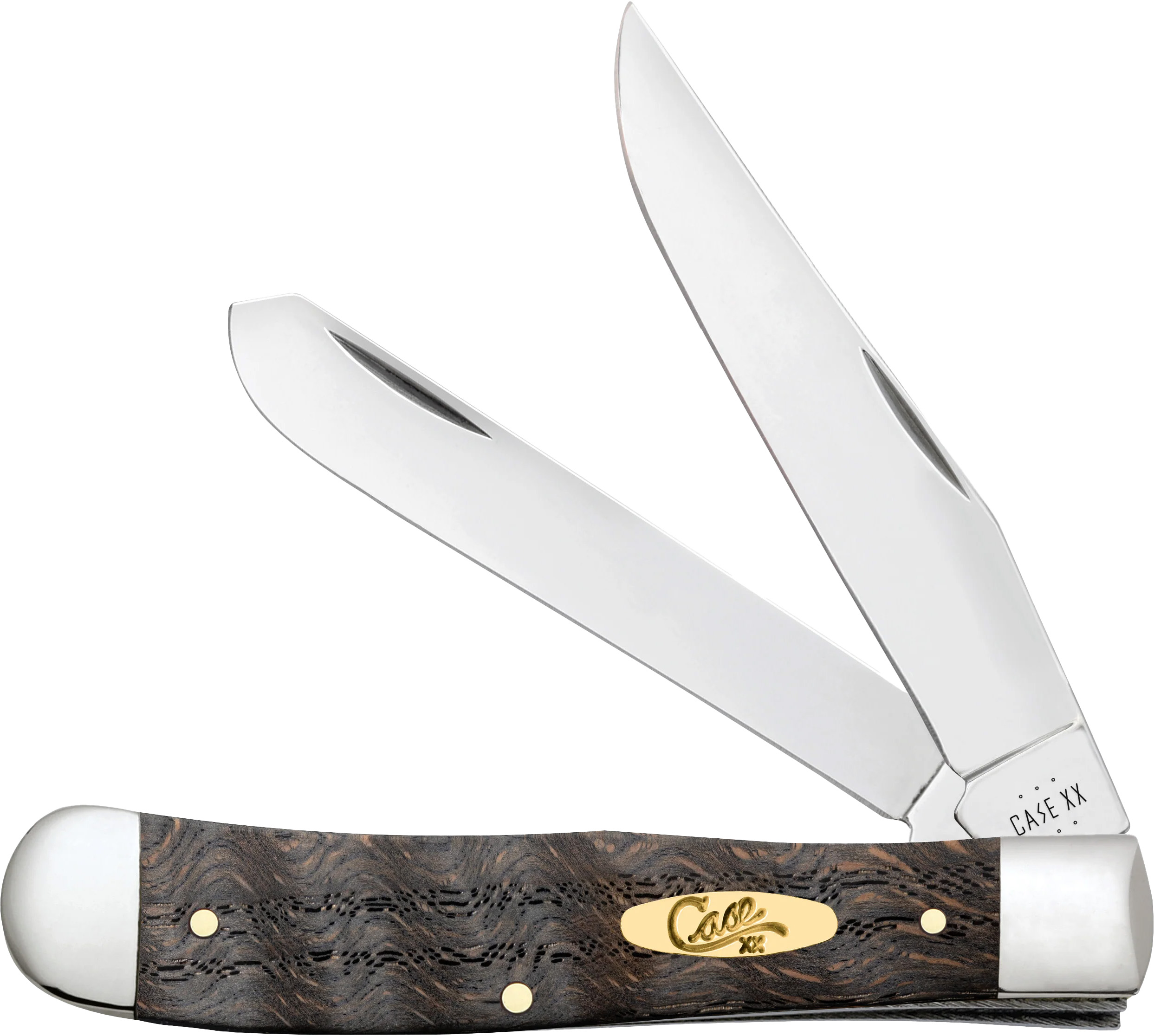 CAE TRAPPER BLK CURLY OAK WOOD