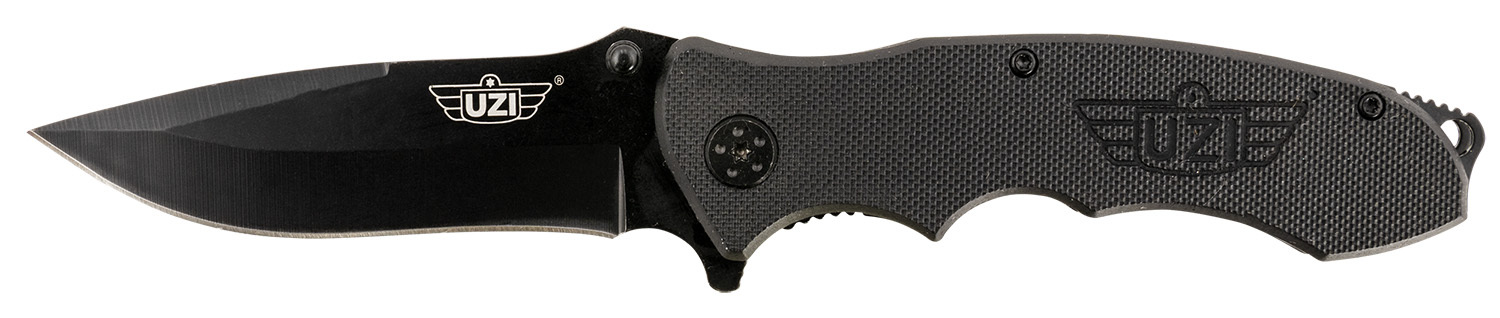 Uzi Accessories UZKFDR006 UZI Responder VI Black, Stainless-Steel Blade