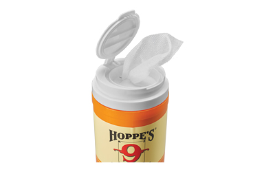 HOPPES GUN OIL WIPES 7X8″ 120CT