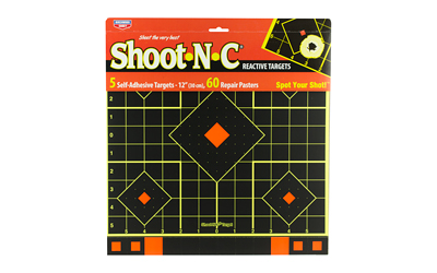 B/C SHT-N-C 12″ SIGHT-IN TRGT 5PK
