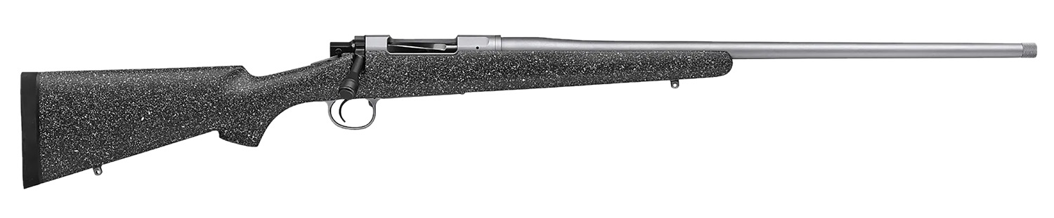 Nosler 40721 M21 308 Win 4+1 22″ Barrel, Stainless Steel Nitride Metal Finish, Gray Speckled Black All-Weather Epoxy Stock