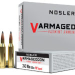 Nosler 65165 Varmageddon  243Win 55gr Flat Base Tipped 20 Per Box/10 Case