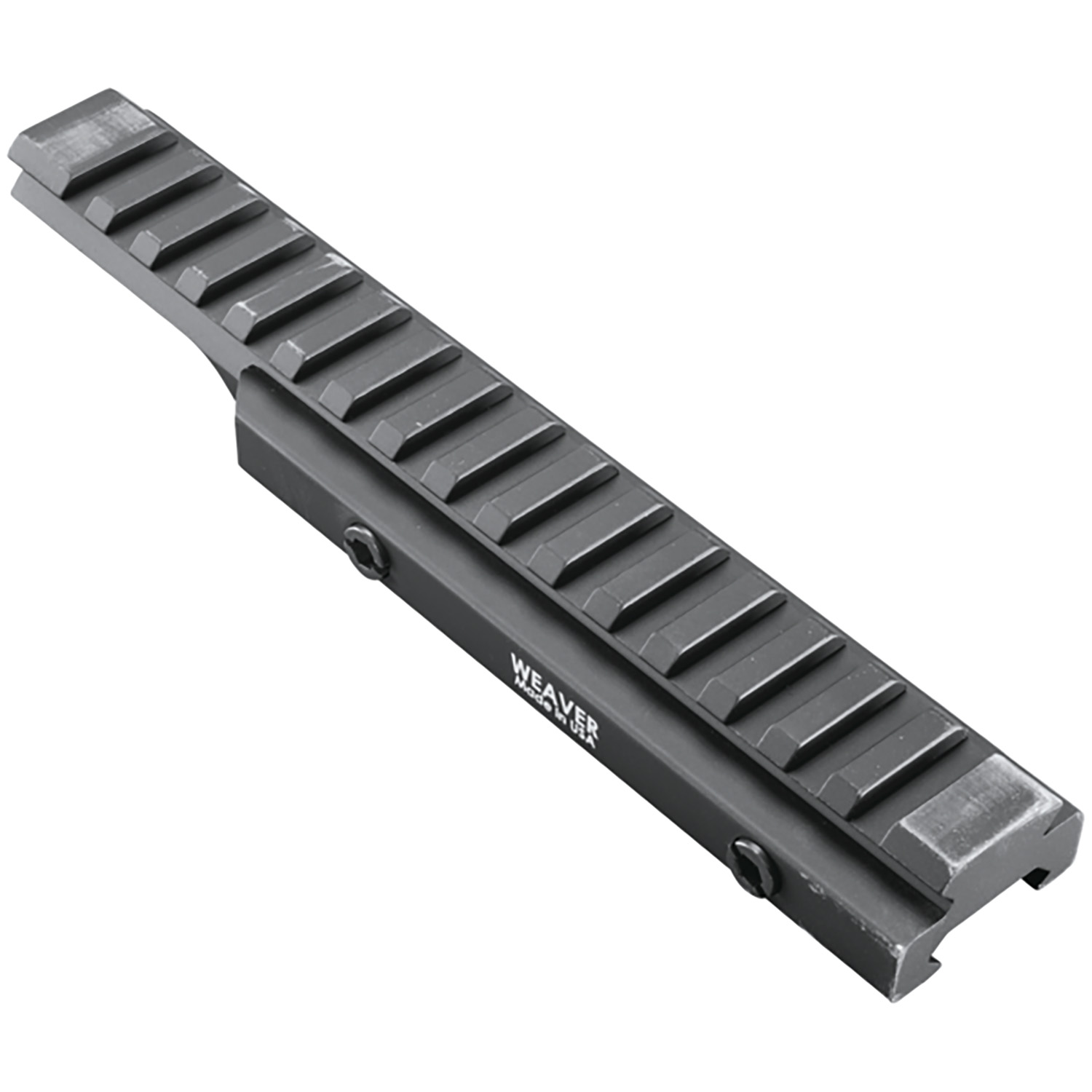 Weaver Mounts 99673 Flat Top Riser Rail Black Anodized 0 MOA