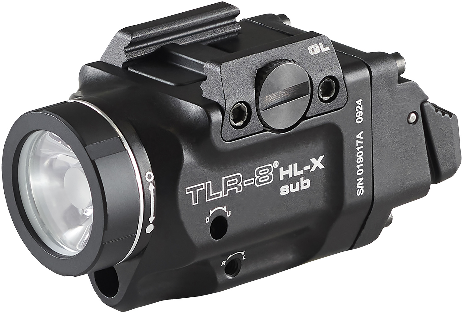 Streamlight 69466 TLR-8 Black Aluminum Glock 43x/48 1,000 Lumens Red Laser