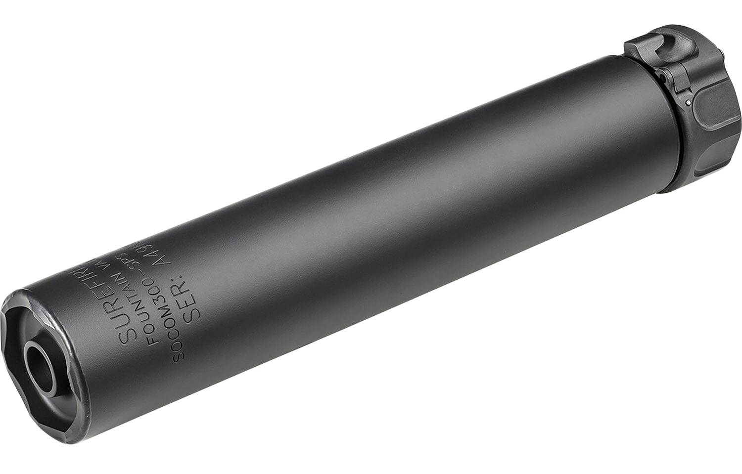 SureFire SOCOM300SPSB SOCOM300-SPS 300 Blackout 7.9″ 1.5″ Diameter Aluminum/Stainless Steel Black