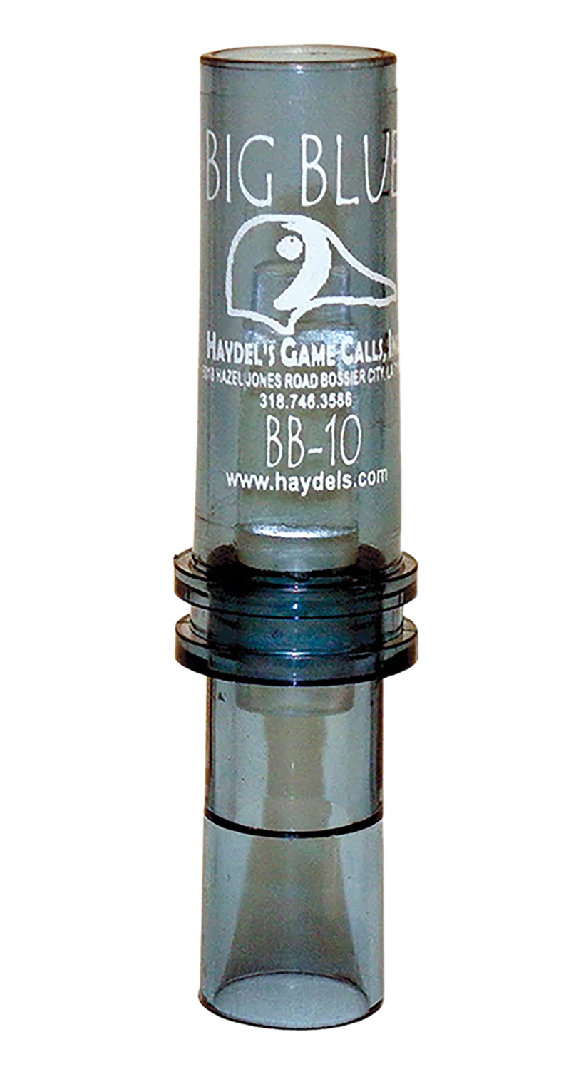 Haydel’s Game Calls BB10 “Big Blue” Open Call Double Reed Bluewing Teal Sounds Attracts Ducks Clear Acrylic