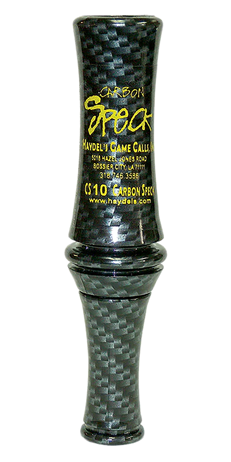 Haydel’s Game Calls CS10 Carbon Speck Open Call Single Reed Specklebelly Sounds Attracts Geese Black Carbon