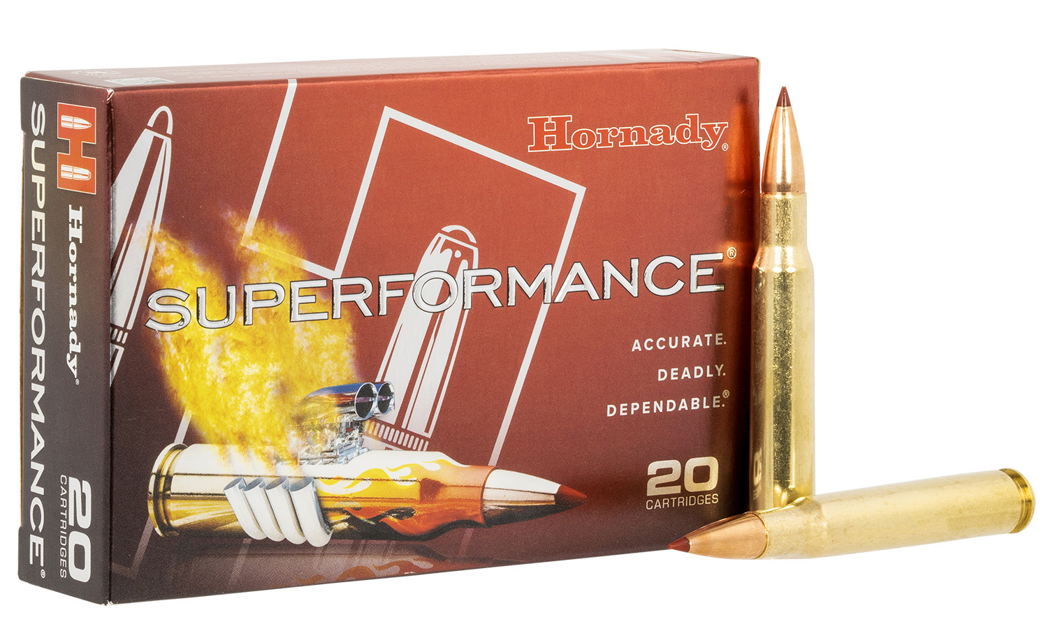 Hornady 81124 Superformance  30-06Springfield 150gr Copper Alloy eXpanding 20 Per Box/10 Case