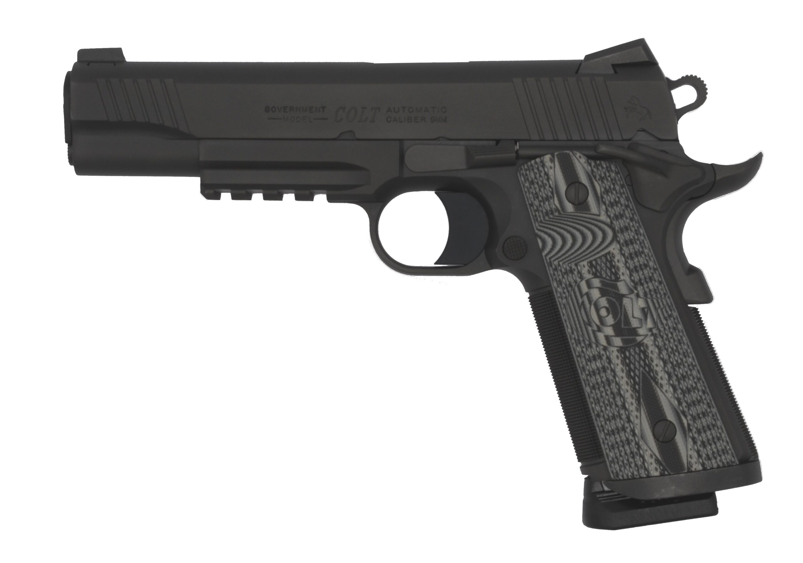 COLT COMBAT UNIT 9MM BLK 5″ RAIL