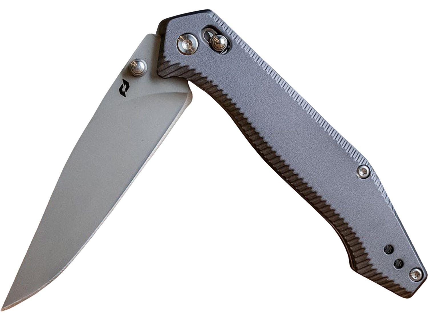 Schrade 1215384 3.40″ Folding Drop Point Plain Stainless Steel Blade, Black Aluminum Handle