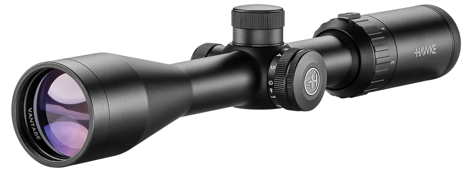 Hawke Sport Optics 14217 Vantage IR Riflescope Black 3-9x40mm 1″ Tube Illuminated Red/Green Straight-Wall Marksman Reticle