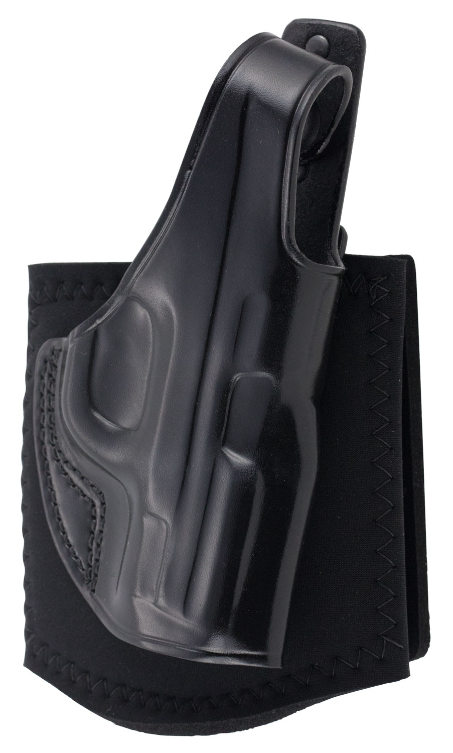 Galco AG652B Ankle Glove  Size Fits Ankles up to 13″ Black Leather Hook & Loop Fits S&W M&P Shield Fits S&W M&P Shield Plus Fits S&W M&P Shield 2.0 Right Hand
